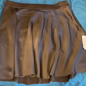 Satiny, A-line skirt 💋